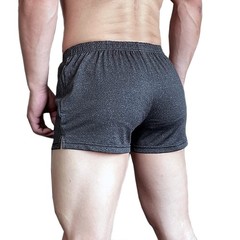 Lehmanlin Men’s Bodybuilding Shorts 3 Inch Inseam Large/3″ Inseam, Black