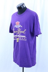 VTG Crown Royal NASCAR Kurt Busch 2005 T Shirt Checkered Flag Sports Racing 97 L