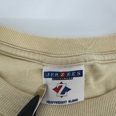 Jerzees Mens Wild Outdoors Deer Graphic T-Shirt Tan Large Heavyweight Blend