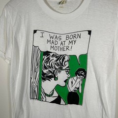 Vintage 80s Lichtenstein Flying fish LA art tee