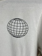 PRIMITIVE Skateboarding Graphic T-Shirt Ivory Mens S Short Sleeve Crew Neck