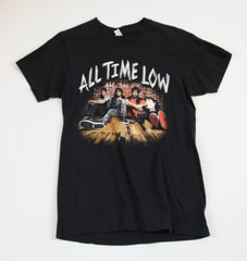 ALL TIME LOW Gimme Summer Ya Love Tour 2011 Pop Punk Tour Shirt SZ slim small