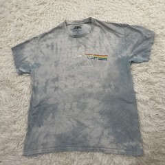 PINK FLOYD Shirt Men S Blue Dark Side of the Moon Rock Music Spellout Graphic