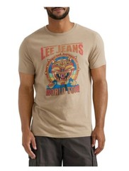 LEE Men’s Size 2XL Graphic T-Shirt Tee Short Sleeve ‘Lee Jeans World Tour’