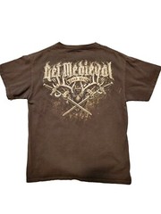 Graphic Buck Wear Double Sided T-Shirt Men’s Medium Cotton