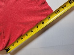 TravisMathew Men’s T-Shirt Size L Red Heather Palm Tree Graphic Tee