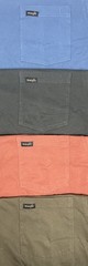 Wrangler Big & Tall Men’s Pocket Tee Blue Gray Red OR Brown XLT, XXLT or 3XL NWT