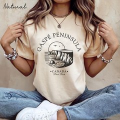 Gaspé Peninsula Shirt Travel Gift for Canada Trip Lovers Souvenir Tee
