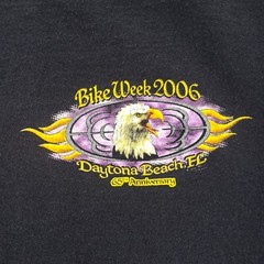 Bike Week Daytona Beach Florida Shirt 65th Edition 2006 Black Adult Size Large