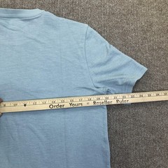 Lucky Brand Shirt Mens Medium Blue Pocket Tee Tagless Crewneck Basic Jersey