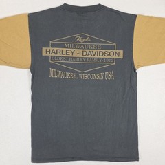 Vintage Harley Davidson T-Shirt Mens Medium Two Tone Kegels Milwaukee Wisconsin