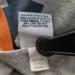Vtg Y2K Old Navy 43 T-Shirt Men’s XL Gray Ringer Collar Made In USA
