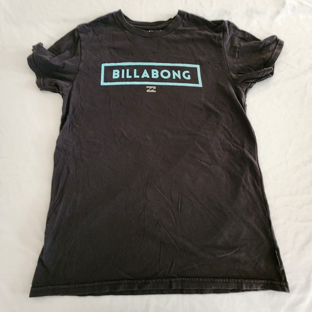 Billabong The Core Tee Black Short Sleeve Cotton Logo T-Shirt Men’s S