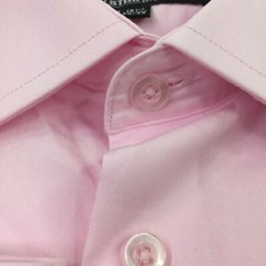 STACY ADAMS Mens 16.5 32″-33″ Sleeve Big-Tall Adjustable Collar Dress Shirt Pink