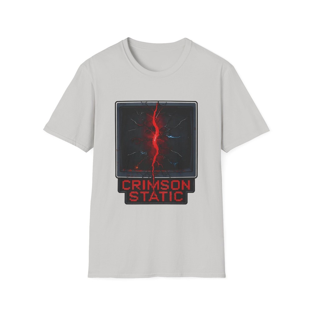 Unisex Softstyle T-Shirt CRT Television Screen Crack Harsh Noise Album