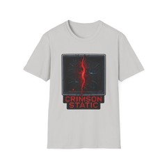 Unisex Softstyle T-Shirt CRT Television Screen Crack Harsh Noise Album