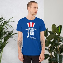 AMERICAN TOP 40 Radio Casey Kasem Graphic Tee Shirt Short-Sleeve Unisex T-Shirt