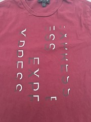 Express T-Shirt Men M Red Graphic Tee.#45672