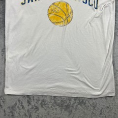 SAN FRANCISCO WARRIORS Vintage HWC T-Shirt Mens XL White 1962 Bamboo