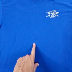 Isles of Capri Fish House FL Blue Short Sleeve Cotton Blend T-Shirt Men’s L