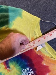 Port & Company Men’s Short Sleeve Tie Dye USA Comfort Pigeon Roast Liquor
