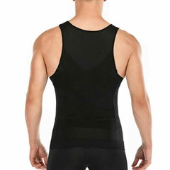 Men Compression Body Shaper Summer Cooling T-Shirt Slimming Vest Gym Tank Top US