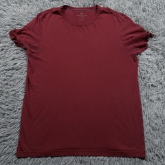 Mack Weldon Adult Shirt Large Red Daily Wear Pima Cotton Pullover Tee Mens