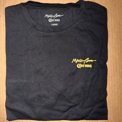 Corona x Maui & Sons Rare Size Large Shirt Men’s Shark Chillin w Bucket Beer Fan