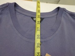 Eddie Bauer Men’s Short Sleeve Soft Henley Purple Size XL NEW