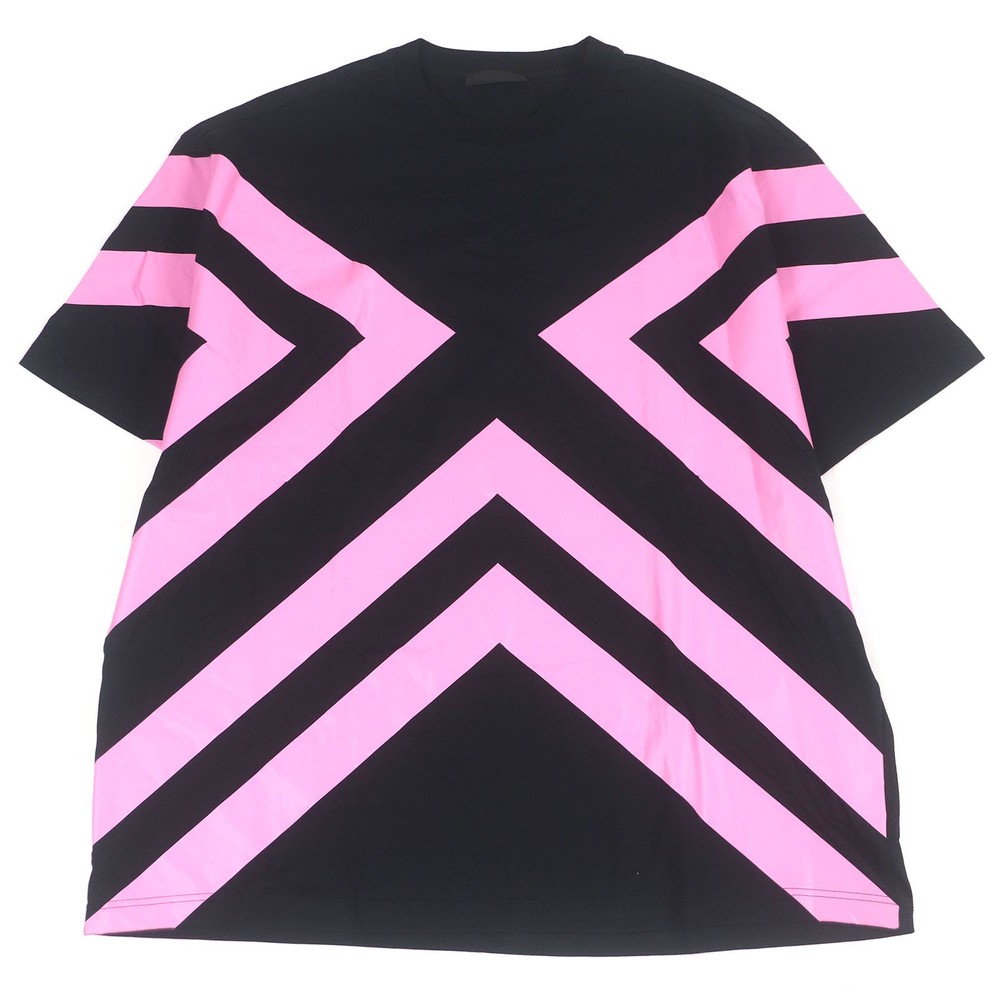 Prada Triangle Logo Cotton T-shirt – DUTY FREE