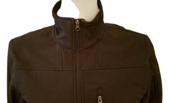 men Nordic track midweight Black Zip up jacket size L
