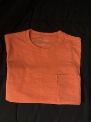 American Eagle Outfitters Men’s Short Sleeve T-Shirt Orange, Size Medium