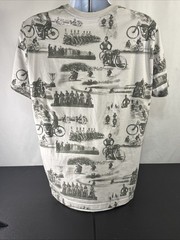 Harley Davidson T-Shirt Old Fashion Motorcycles Print Mens Large HD Harley Shirt