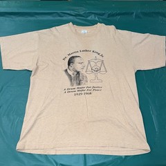 Vintage 90s MLK & Rosa Parks Tribute T-Shirt Size XL