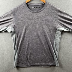 REI CO OP Shirt Mens Large Gray Long Sleeve Performance Stretch Outdoor Gorpcore