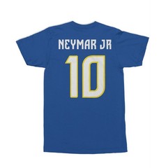 Brazil Neymar Jr 10 Soccer Inspired Jersey Style Unisex T-Shirt