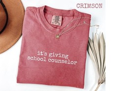 Comfort Colors School Counselor T-Shirt: Funny Mental Health Educator Gift