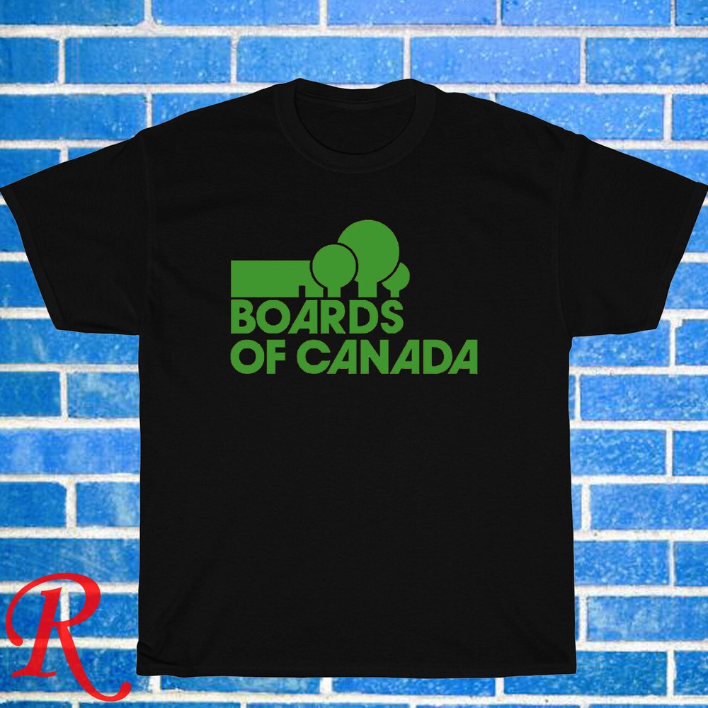 Boards of Canada Logo Black/Grey/Navy Size S-5XL Unisex T-Shirt