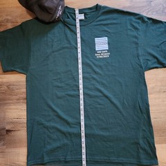 T-shirt with Company Logo & Matching Baseball Cap SIZE XL Dark Green Trucker
