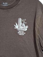 LRG Mens L Reefer Club Most High Graphic T-Shirt Brown L/G 100% Cotton Crew Neck