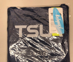 TSLA New Mens XXL 2X Rashguard Tee Shirt Surf Swim Water Sports Gear Grey Black