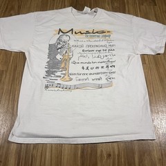 Vintage Louis Armstrong Music Universal Language Shirt Mens Large Double Sided
