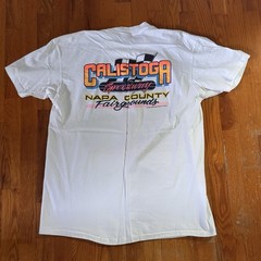 Vintage 1990s Calistoga Speedway Napa County Sprint Car T Shirt Fits Sz Large