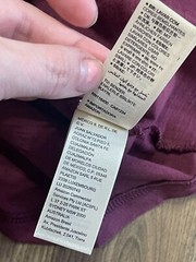 Goodthreads Shirt, Men’s Size Medium, Maroon, Short Sleeve, Quarter Buttons