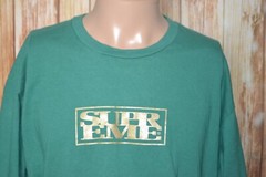 Supreme Men Green Box Logo Size XL (RN#101837)