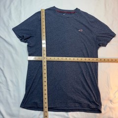 Hollister Must Have Collection Men’s Blue T-shirt Size Med Short Sleeve Logo