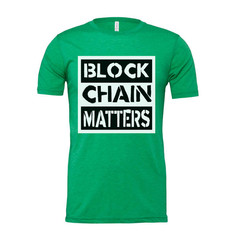 Block Chain Matters Graphic T Shirt For Crypto Enthusiasts And Tech Fans Unisex