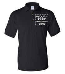 Custom Text logo button up Embroidered Fit Shirt Custom Personalized Thread POLO