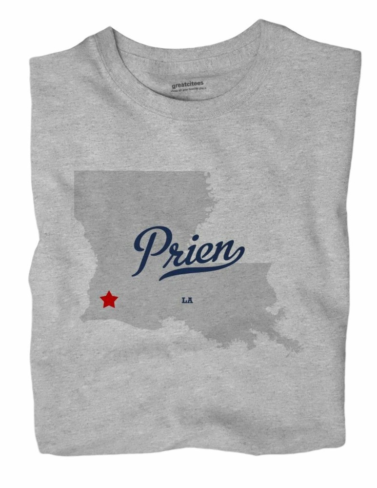 Prien Louisiana LA T-Shirt MAP