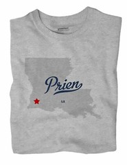 Prien Louisiana LA T-Shirt MAP